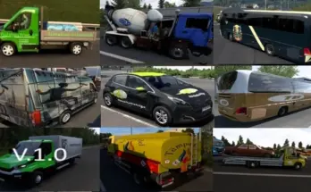 250 AI Traffic Vehicle Paint-Job Pack by Joker v1.0