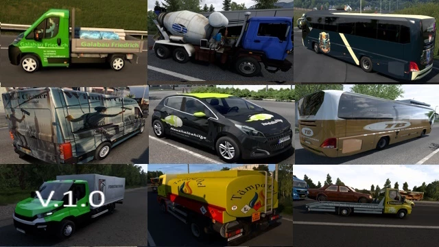 250 AI Traffic Vehicle Paint-Job Pack by Joker v1.0