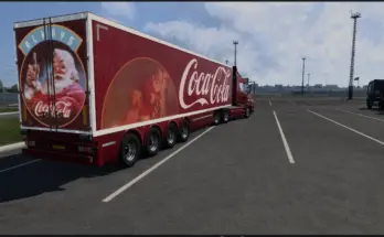 Christmas Coca Cola Trailer v1.0 1.57x