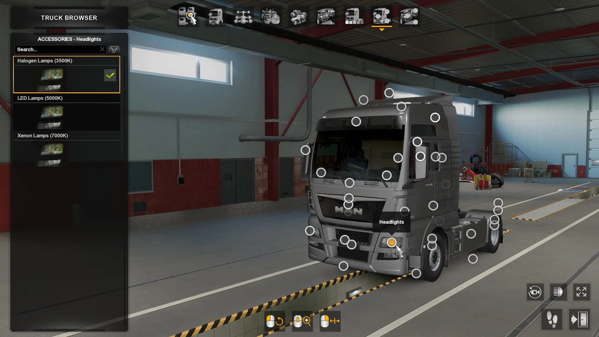ETS2 Headlight Option v1.56/1.57
