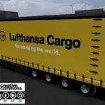 KRONE JUMBO CURTAINSIDE TRAILER v2.0 ETS2 1.54-1.56.x