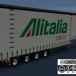 KRONE JUMBO CURTAINSIDE TRAILER v2.0 ETS2 1.54-1.56.x