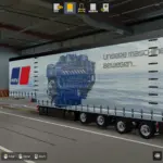 KRONE JUMBO CURTAINSIDE TRAILER v2.0 ETS2 1.54-1.56.x