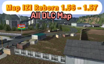 Map IZI Reborn Update Versi ETS2 All DLC Map 1.56 – 1.57