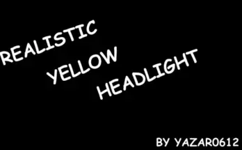 Realistic Yellow Headlight Mod v1.0