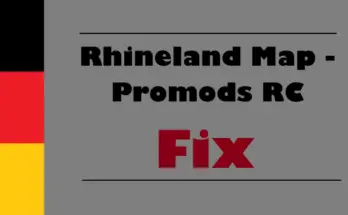 Rhineland Map - Promods RC FIX v1.2 1.56