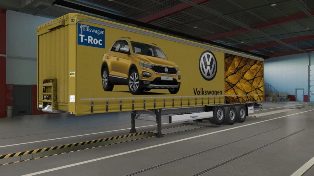 Skin Volkswagen Krone ProfiLiner – T-Roc Gold Edition v1.0