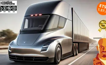 TESLA SEMITRUCK 2019 v2.0 ETS2 1.57.x