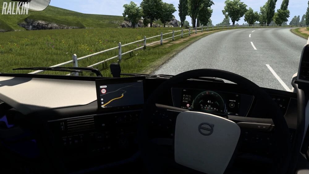 VOLVO FH5/6 Speed Limit on GPS v1.0.1 Hotfix 1.56-1.57.x