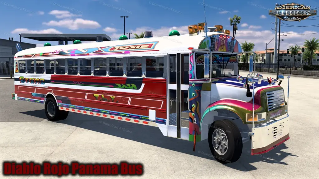 Diablo Rojo Panama Bus v1.7 (1.57.x)