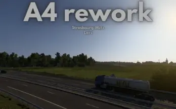 A4 rework Strasbourg-Metz Promods addon BETA v0.2 1.57