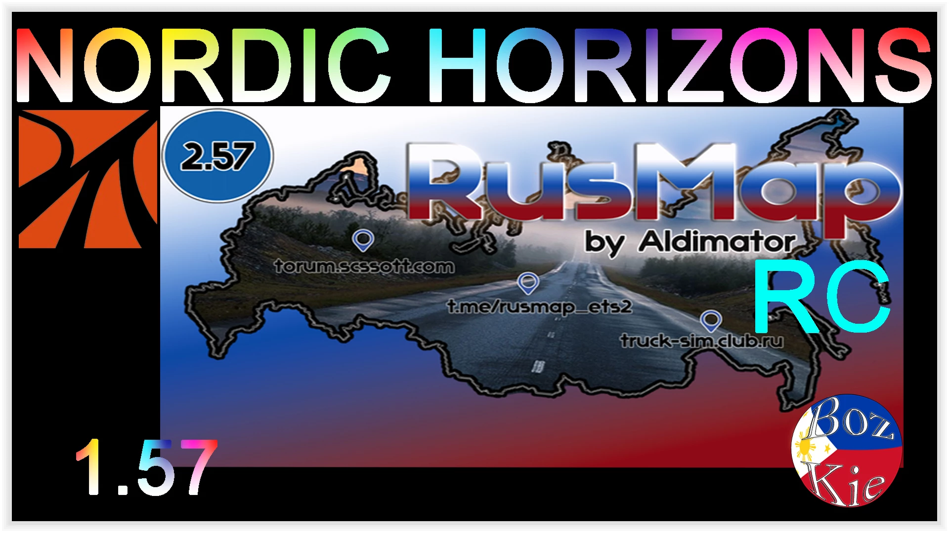 Promods 2.80 Nordic Horizons - Rusmap RC (Aldi) v1.0-1.57