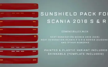 Scania NG S/R Sunshield Pack 1.57