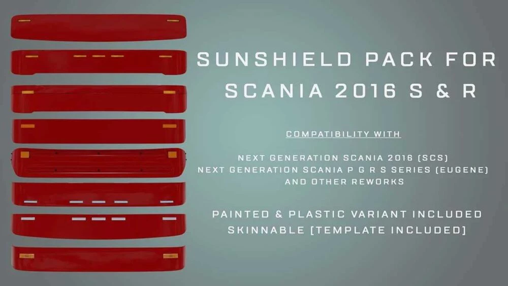 Scania NG S/R Sunshield Pack 1.57