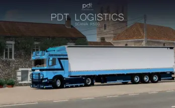 Scania R500 + Trailer PDT Logistics v1.0 1.57