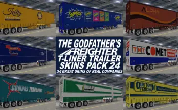 Freighter T-Liner Trailer Skins Pack 24