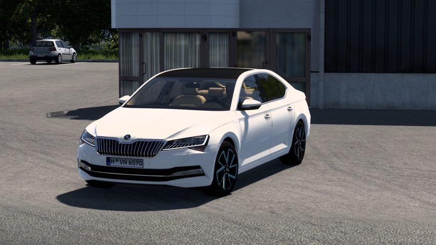 Skoda Superb 2024 + Interior v1.1