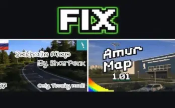 Sakhalin Map - Amur Map FIX v1.0