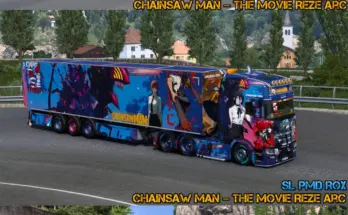 Scania Chainsaw Man The Movie Reze Arc Skin