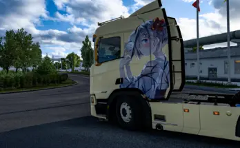 SCANIA R NTG ANIME SKIN 4K v1.0