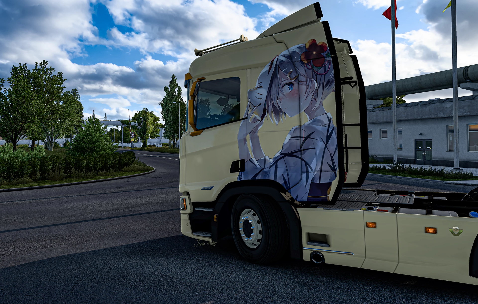 SCANIA R NTG ANIME SKIN 4K v1.0