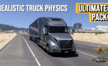 Realistic Truck Physics Mod Ultimate Pack ATS v1.9 1.61