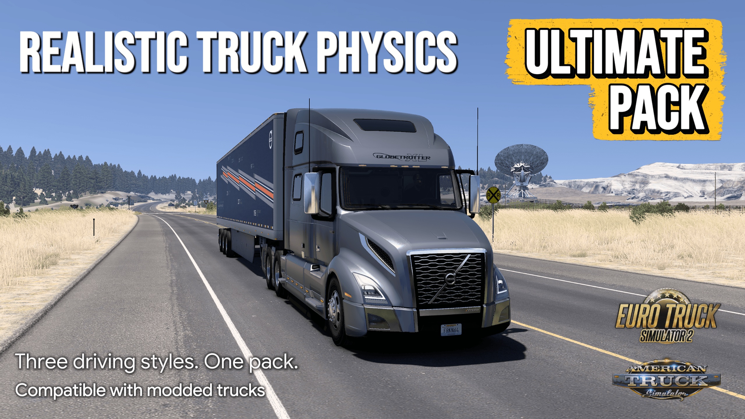 Realistic Truck Physics Mod Ultimate Pack ATS v1.9 1.61