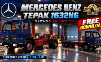 Mercedes-Benz Tepak 1632NG Trucks & Trailer ETS2 1.61