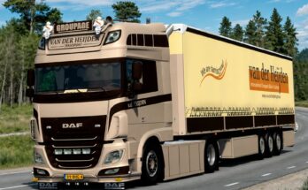 DAF XF 106 480 + Trailer Van der Heijden v2.0 1.61