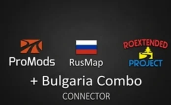 ProMods RusMap Roextended Bulgaria Combo Connector (ProMods priority version) v1.1