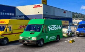 Iveco Daily 35-10 + Fliegl Tandem Trailer (ETS2 1.61)
