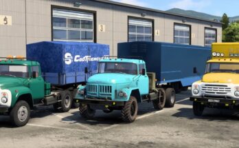 ZiL 130-131-133 Trucks + Trailers for ETS2 1.61
