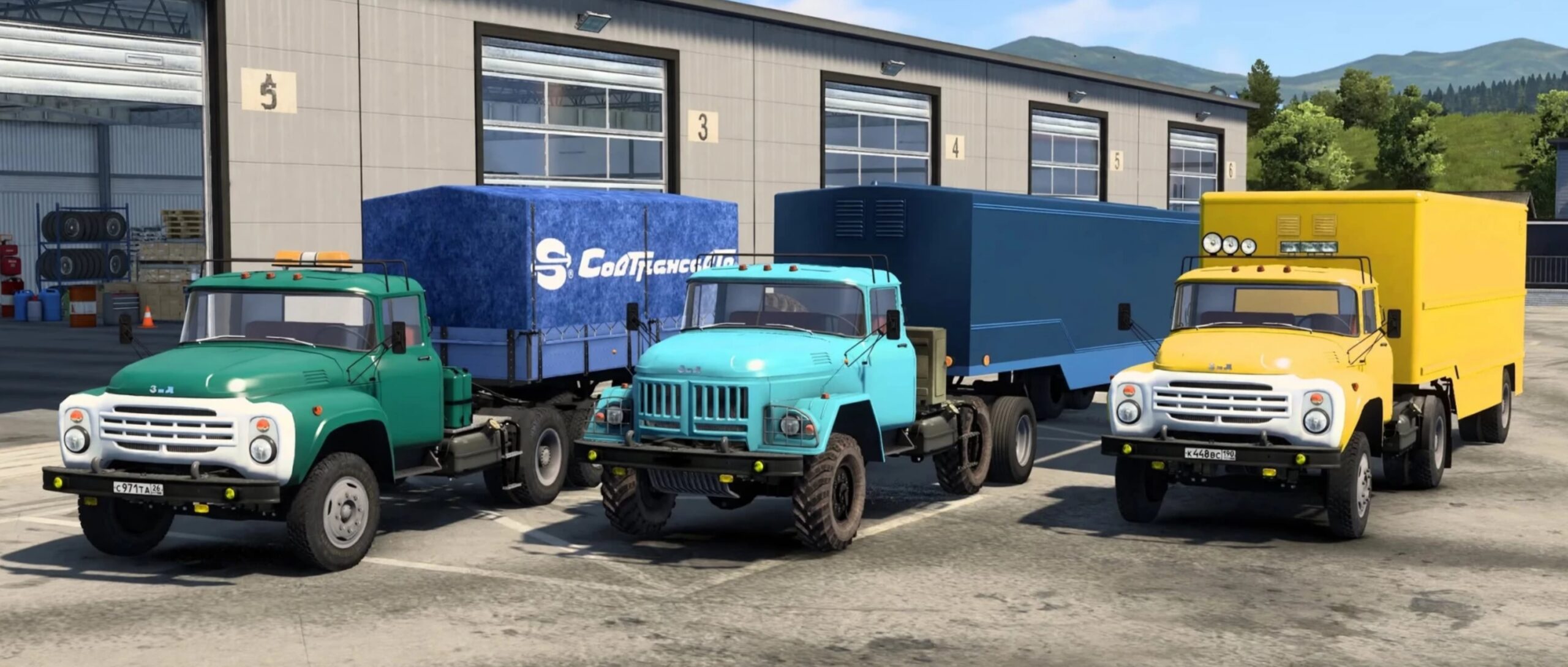 ZiL 130-131-133 Trucks + Trailers for ETS2 1.61