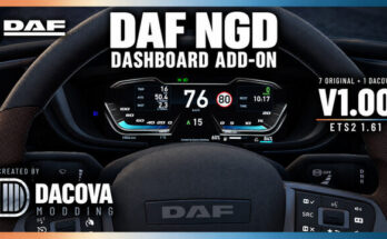 DAF NGD Dashboard Add-on 1.00 — DACOVA MODDING