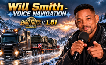 Voice Navigation for ETS2 V 1.61 - English Voice of Will Smith