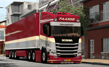 Scania R590 + Trailer Faasse Transport v1.0 1.61