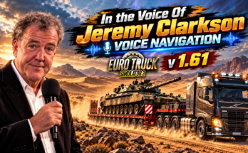 Voice Navigation for ETS2 V 1.61 - English Voice of Jeremy Clarkson