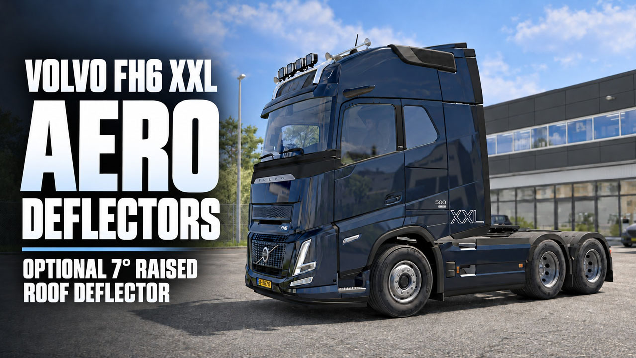 Volvo FH6 XXL Cabin Aero Deflector v1.1 1.61