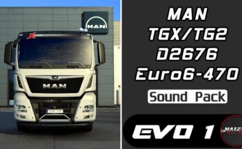 MAN TGX-TG2 470 D2676 Sound Pack v1.1.3 1.61