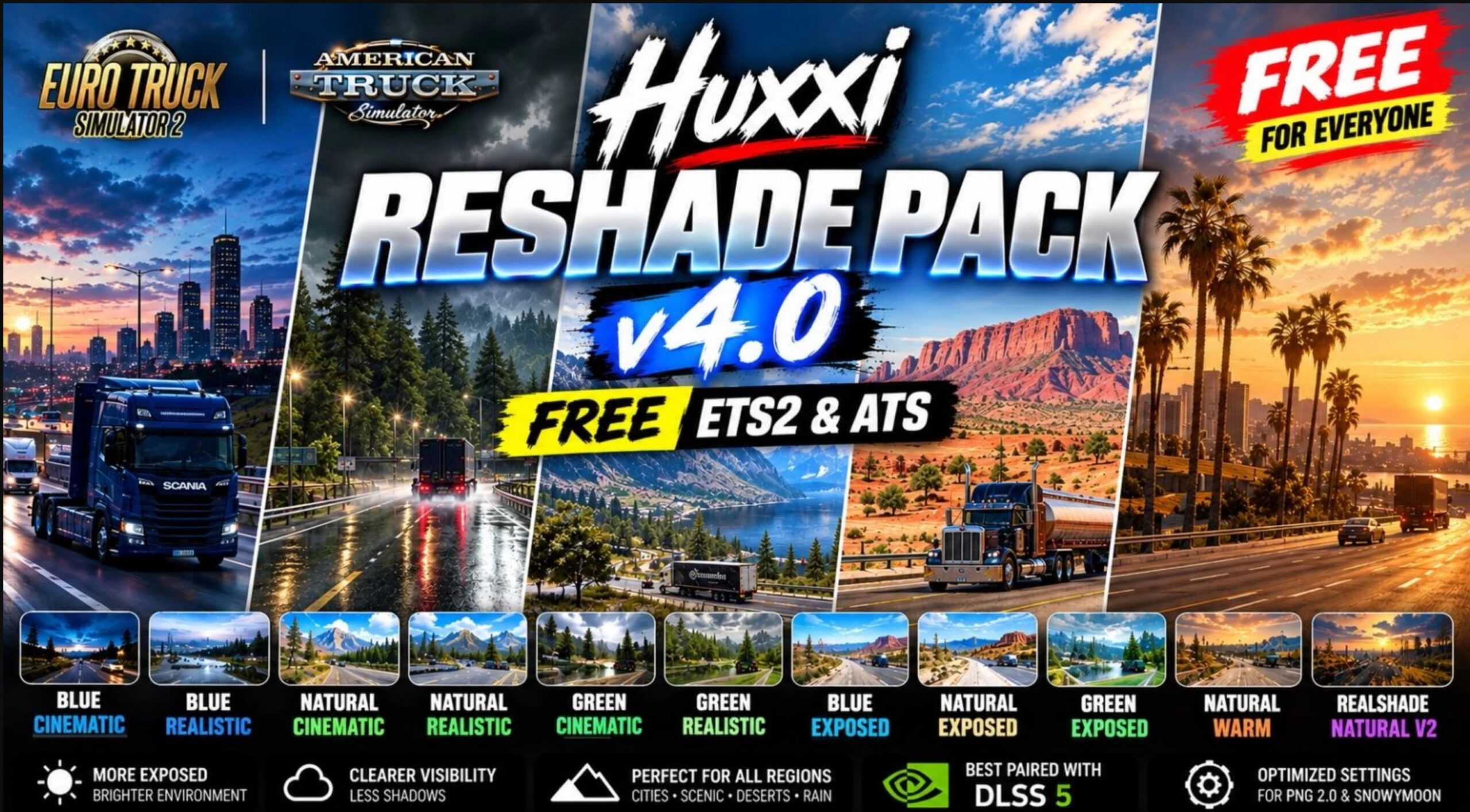 Huxxi Reshade Packs v4.0