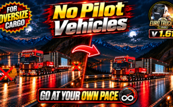 No Pilot Cars for ETS2 v. 1.61